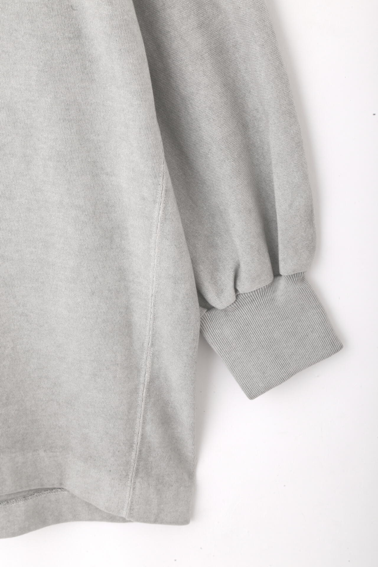 YLEVE / OPEN END COTTON PIGMENT DYE PULL OVER