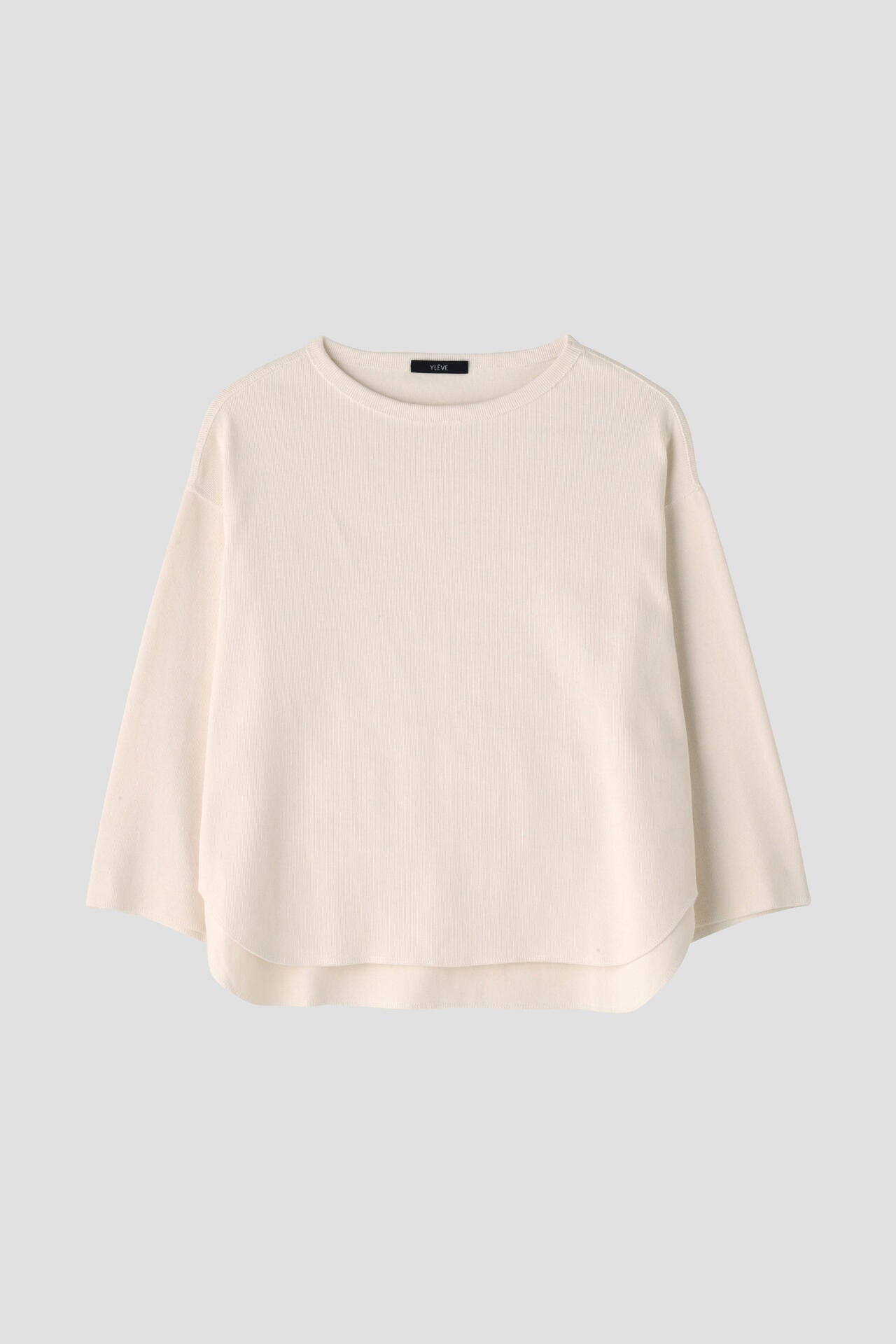 YLEVE / COTTON RIB PULL OVER