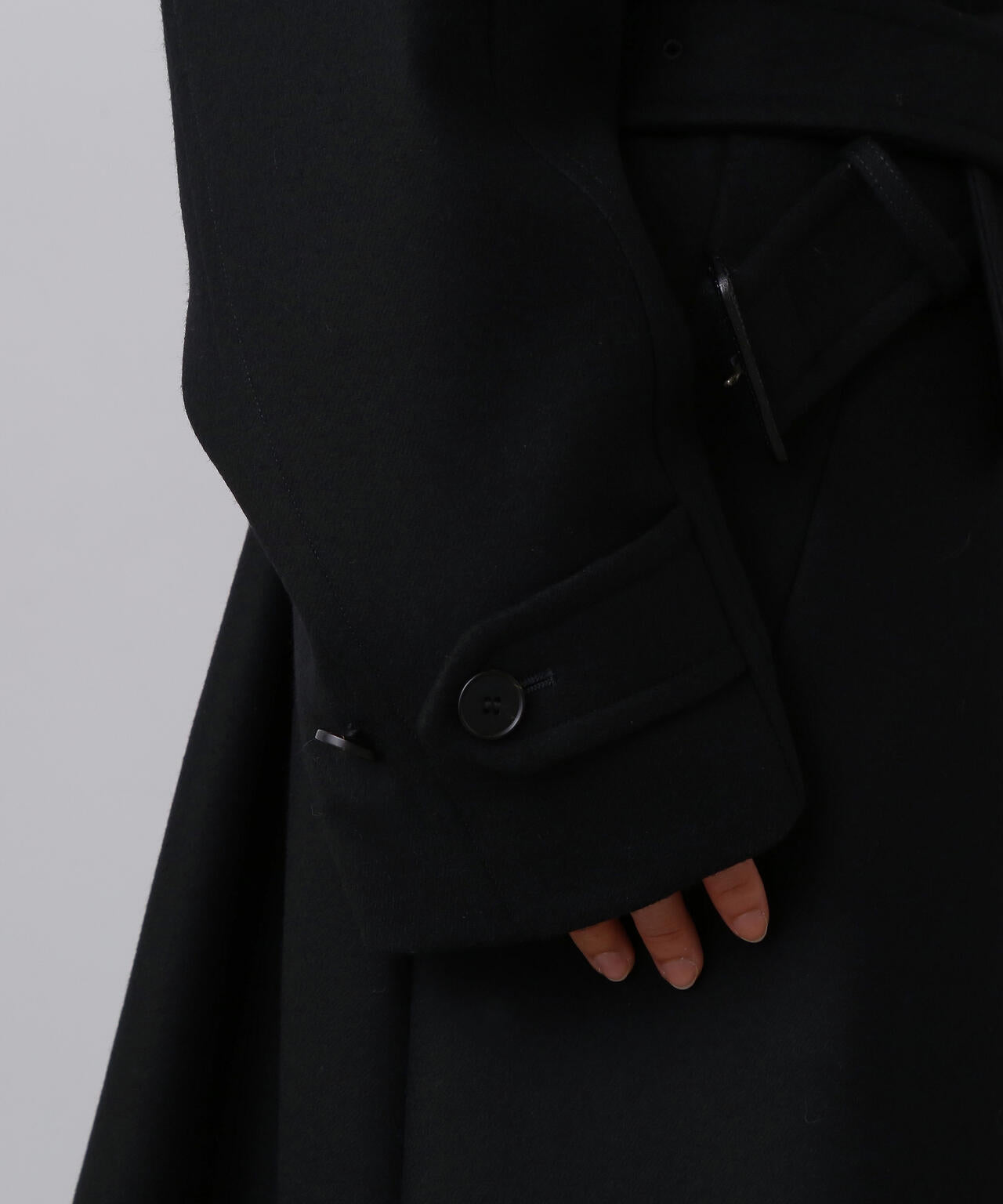 YLÈVE / SUPER100'S WOOL MELTON COAT