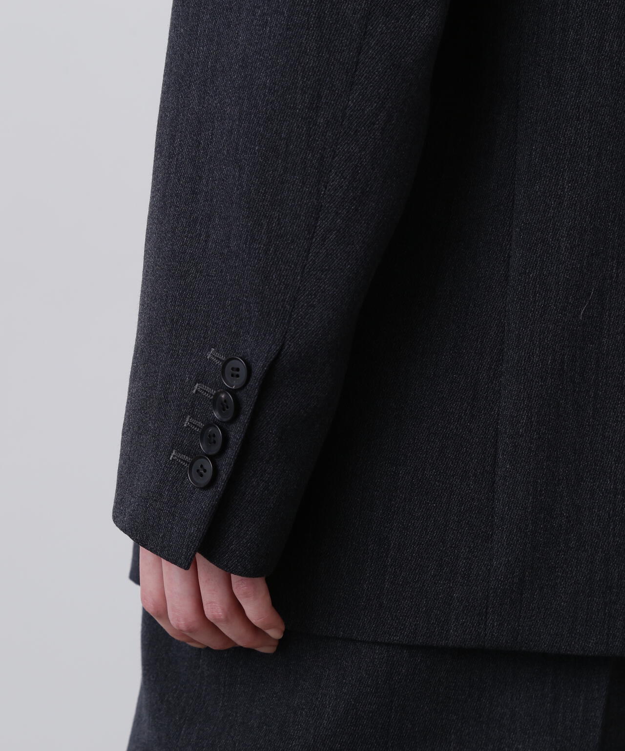 YLÈVE / 2/72 WOOL TRICHOTINE JACKET