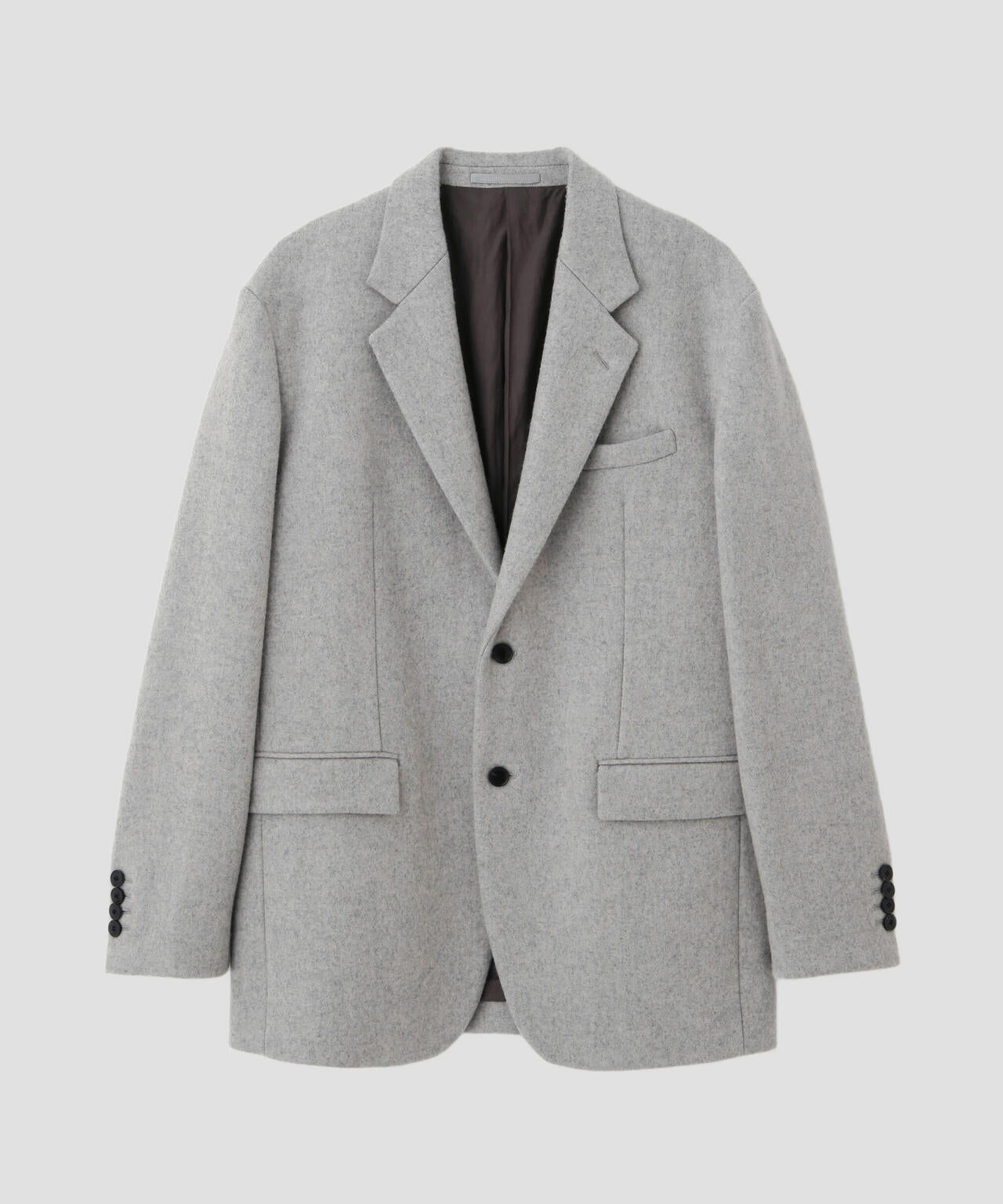 YLÈVE / NON MULESING WOOL OVERDYE MELTON JACKET