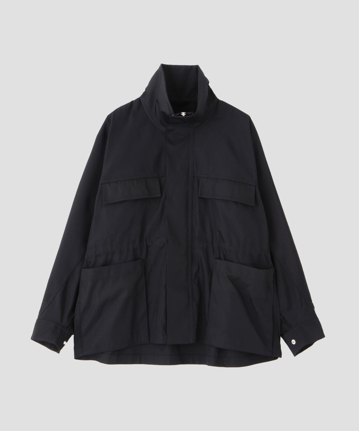 YLEVE / HIGH COUNT DOUBLE TWILL POLYESTER BLOUSON