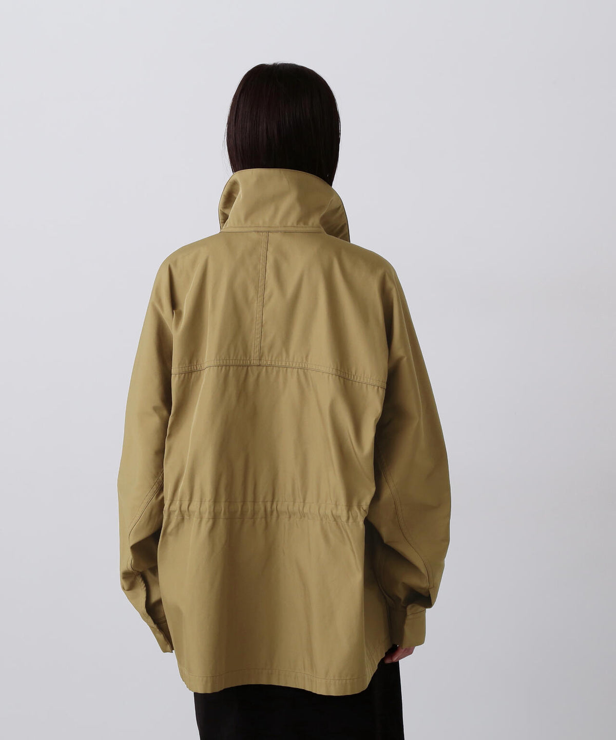 YLEVE / HIGH COUNT DOUBLE TWILL POLYESTER BLOUSON