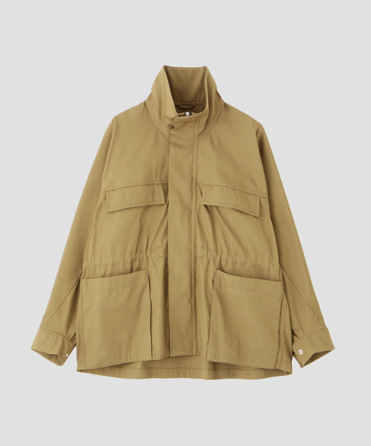 YLEVE / HIGH COUNT DOUBLE TWILL POLYESTER BLOUSON