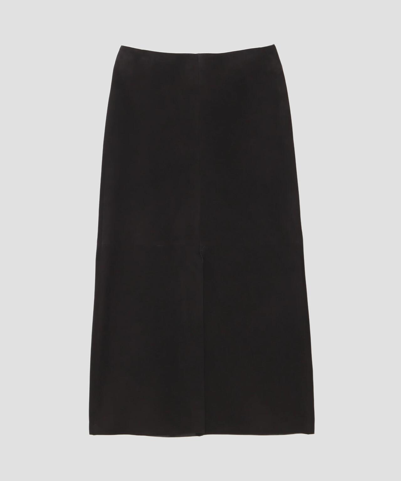 YLEVE / SHEEP SUEDE LEATHER SKIRT