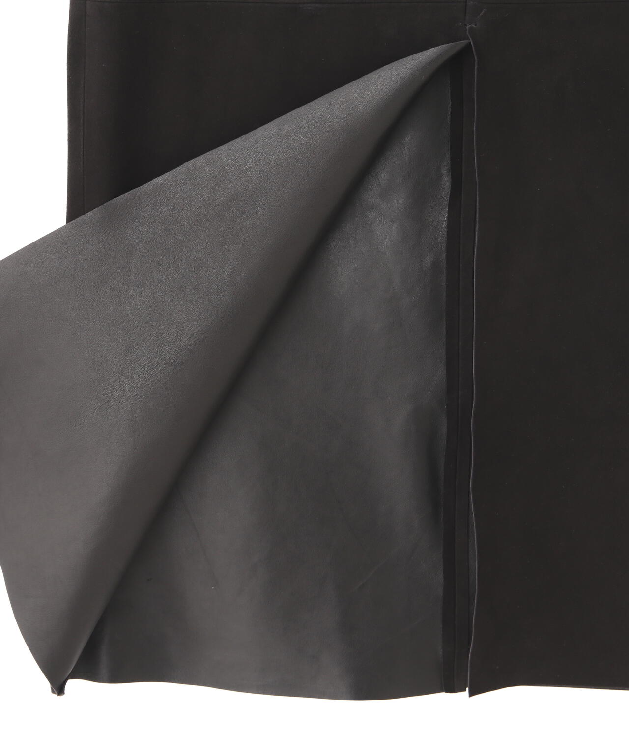 YLEVE / SHEEP SUEDE LEATHER SKIRT
