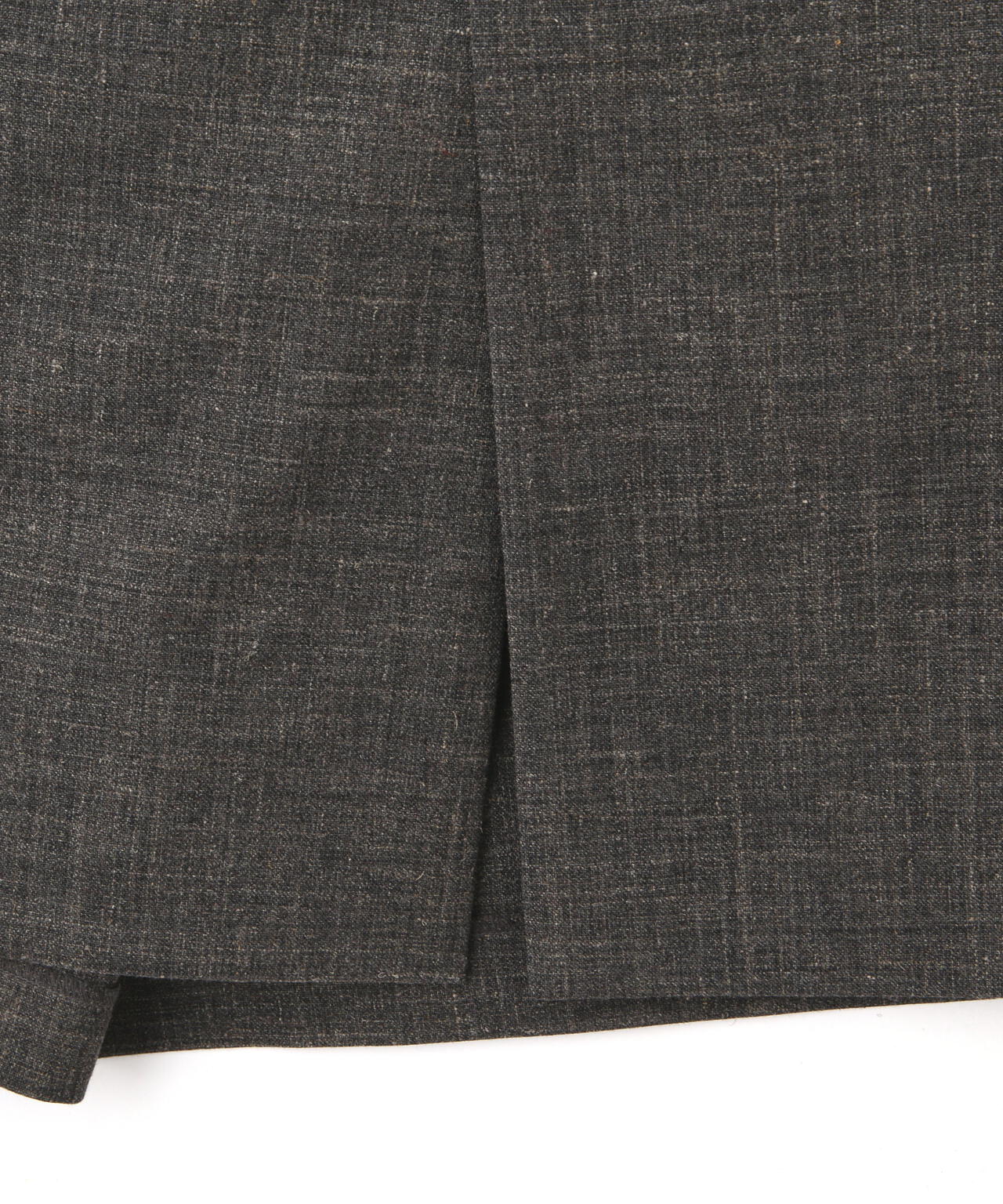 YLÈVE / WOOL LINEN WRAP SKIRT