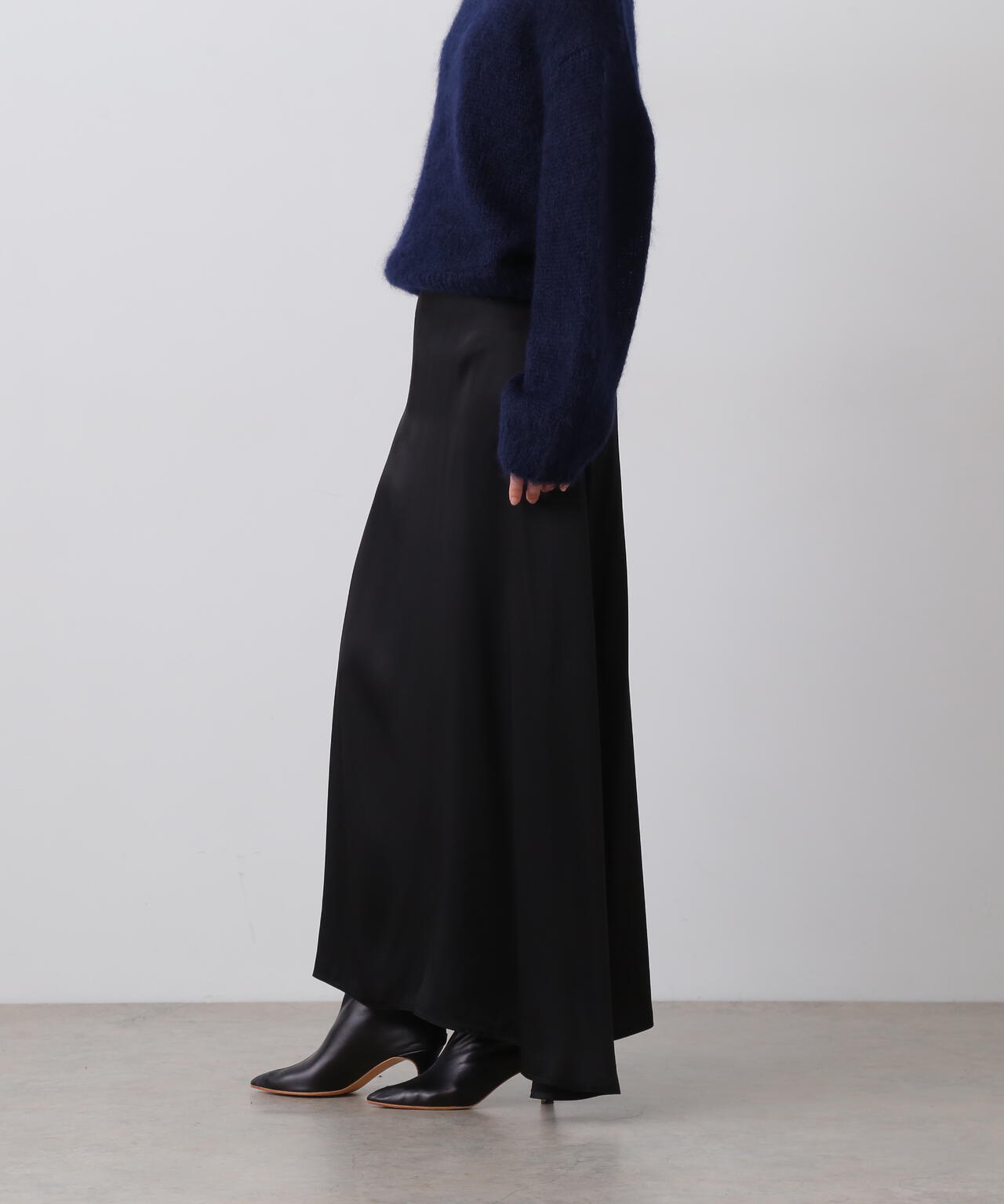 YLÈVE / VISCOSE JACQUARD/SATAIN 360° SKIRT