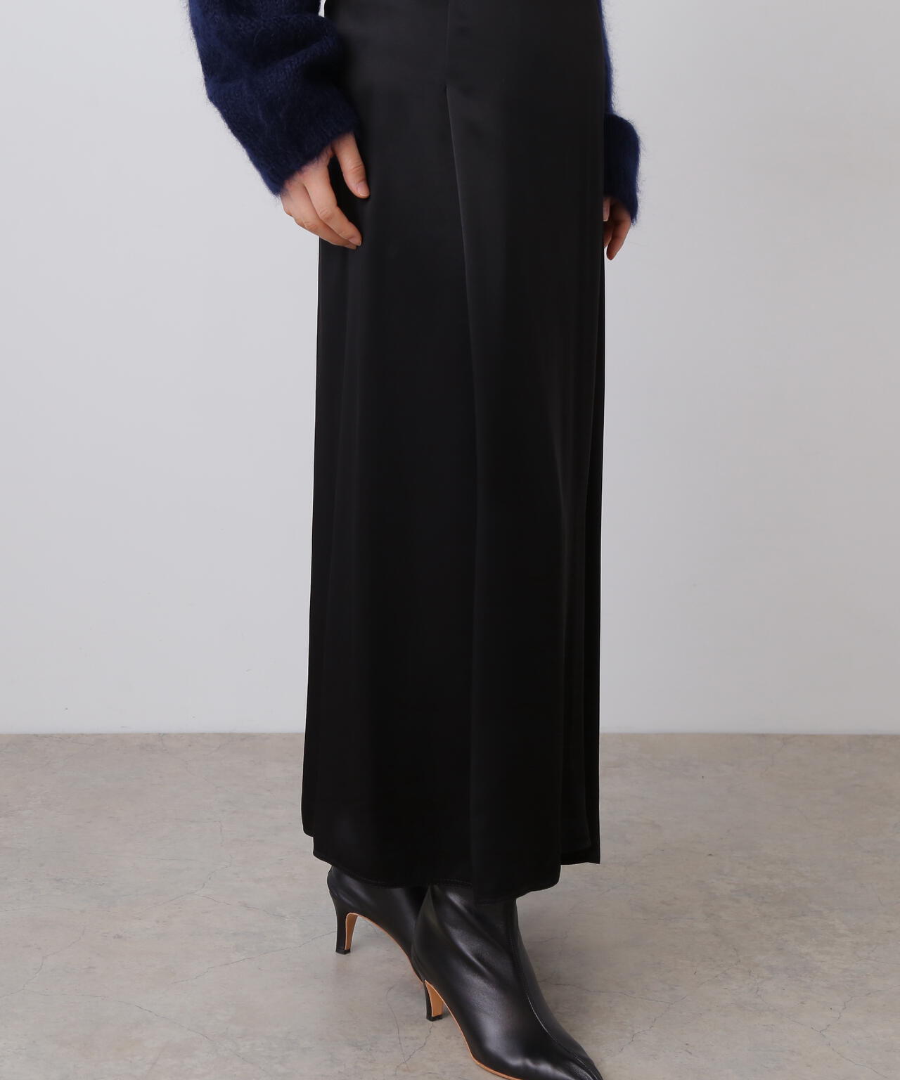 YLÈVE / VISCOSE JACQUARD/SATAIN 360° SKIRT