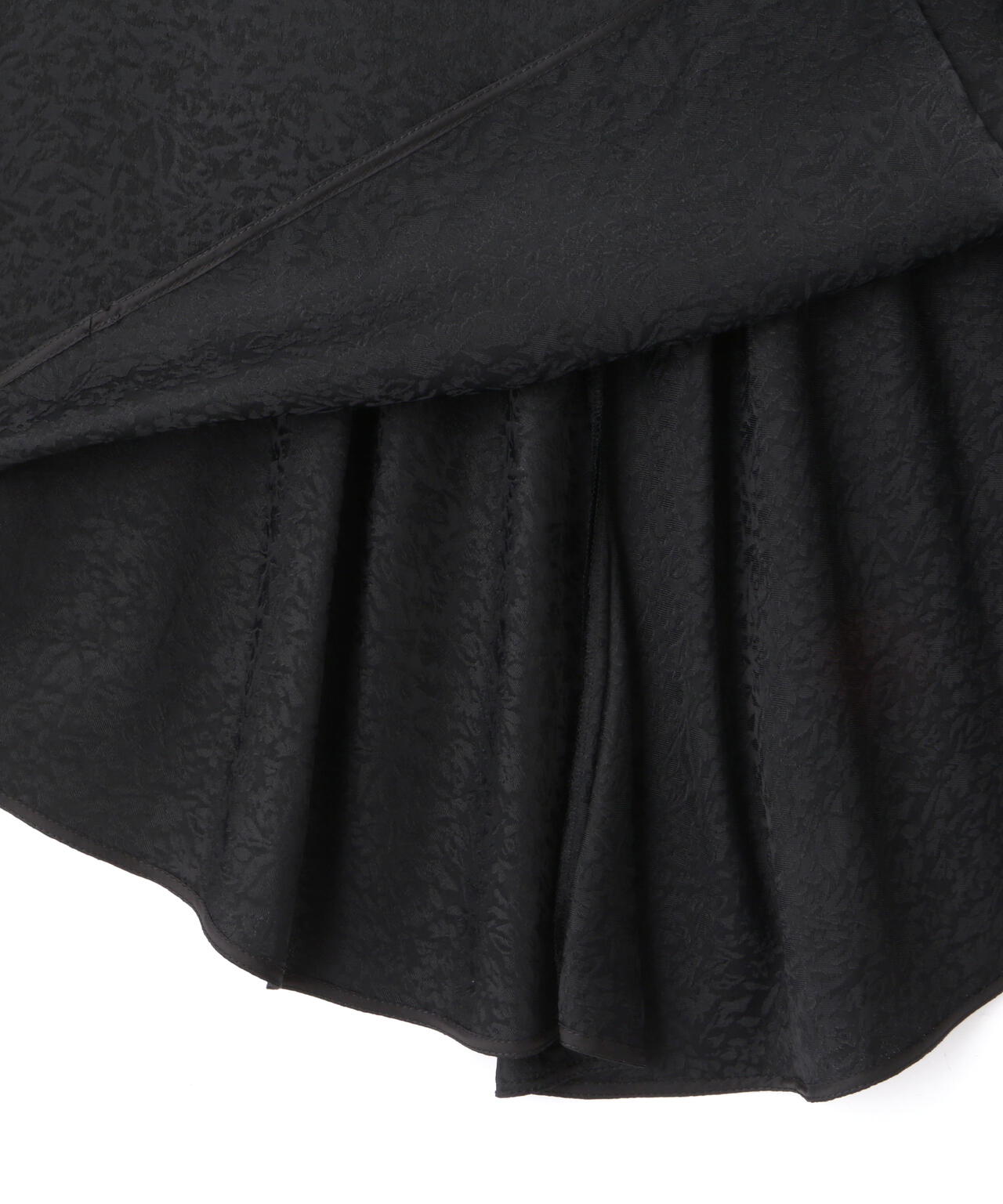 YLÈVE / VISCOSE JACQUARD/SATAIN 360° SKIRT