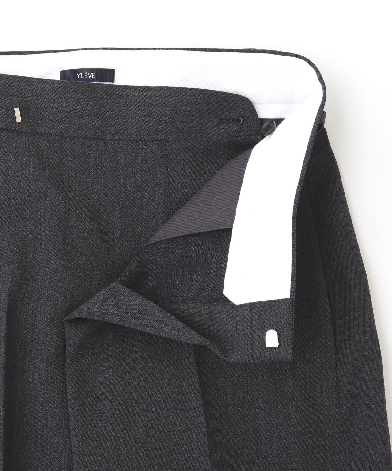 YLÈVE / 2/72 WOOL TRICHOTINE TROUSERS