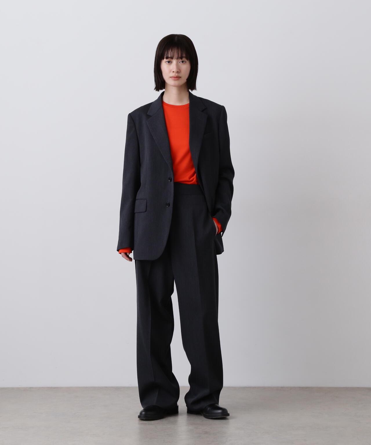 パンツ YLEVE TOP OVERDYE SUMMER WOOL TROUSERS YLEVE TOP OVERDYE SUMMER WOOL TROUSERS