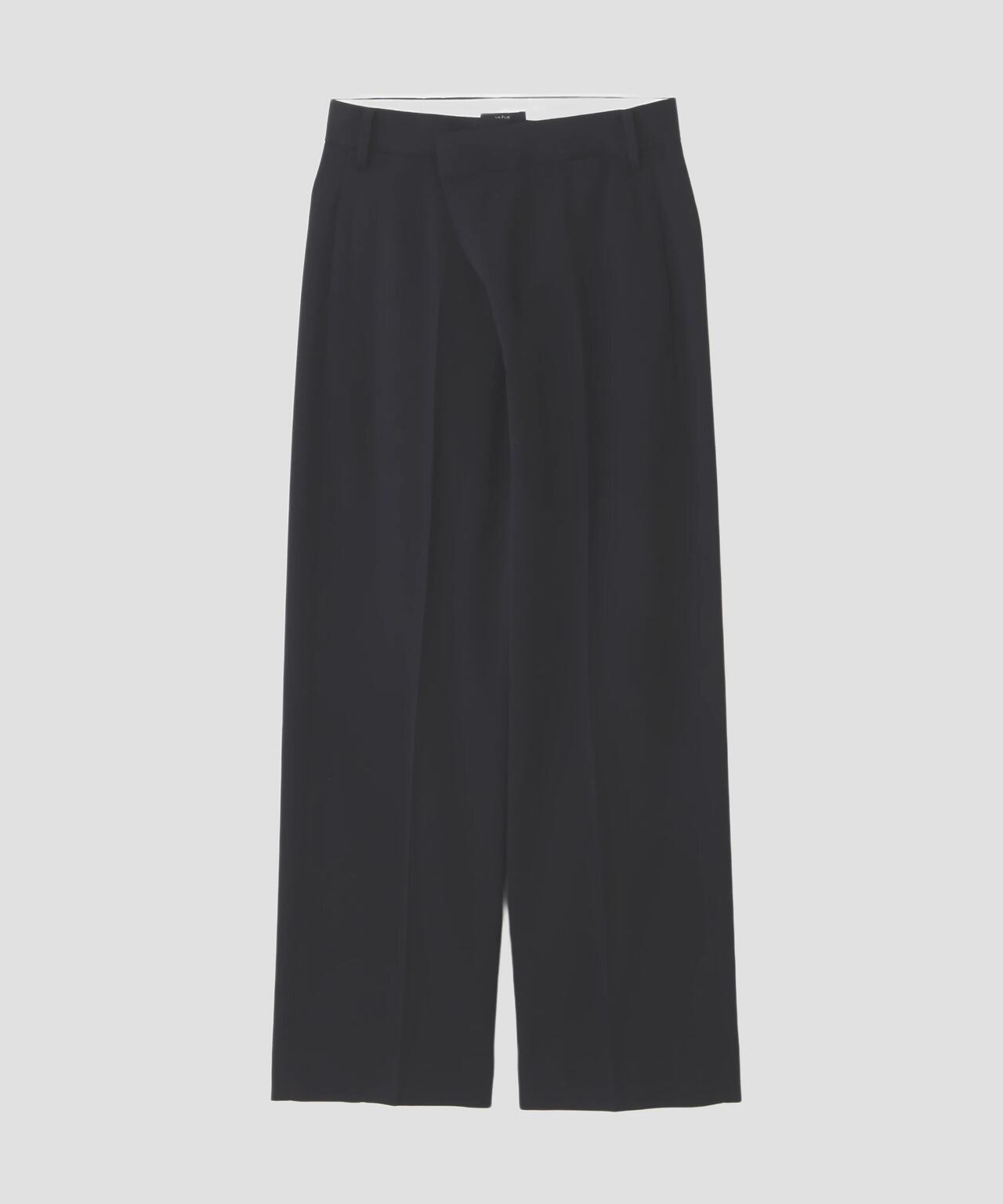 YLÈVE / 2/72 WOOL TRICHOTINE TROUSERS