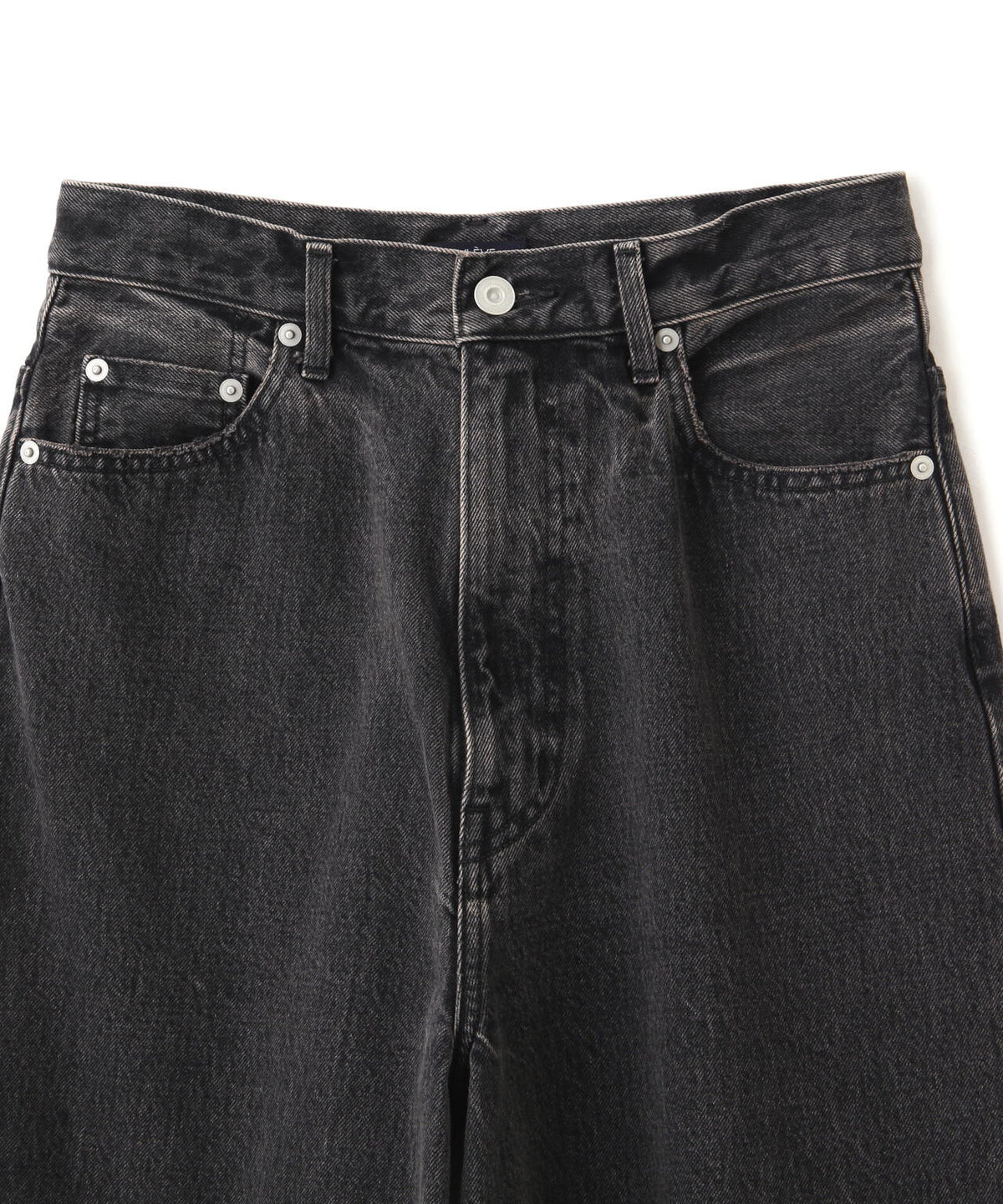 YLEVE / 13.5oz DENIM HIGH WAIST WIDE