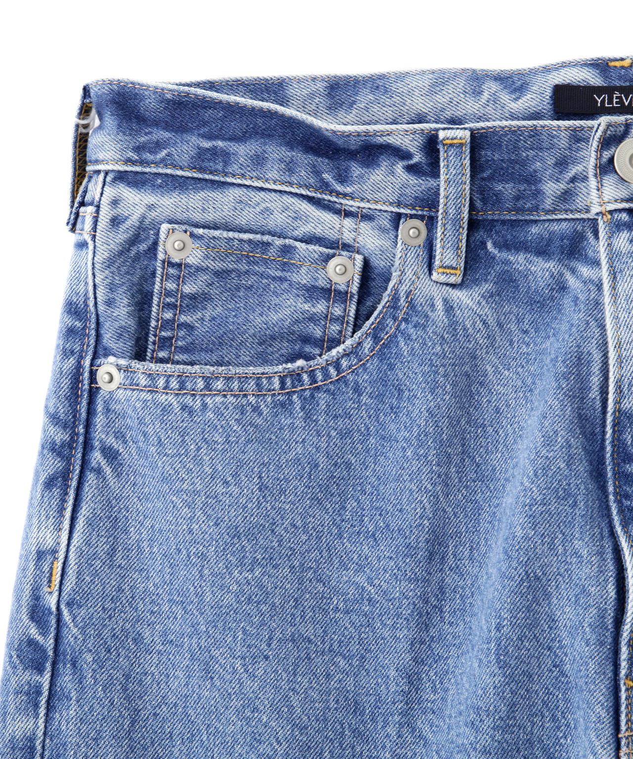YLEVE / 13.5oz DENIM PRESSED 5P