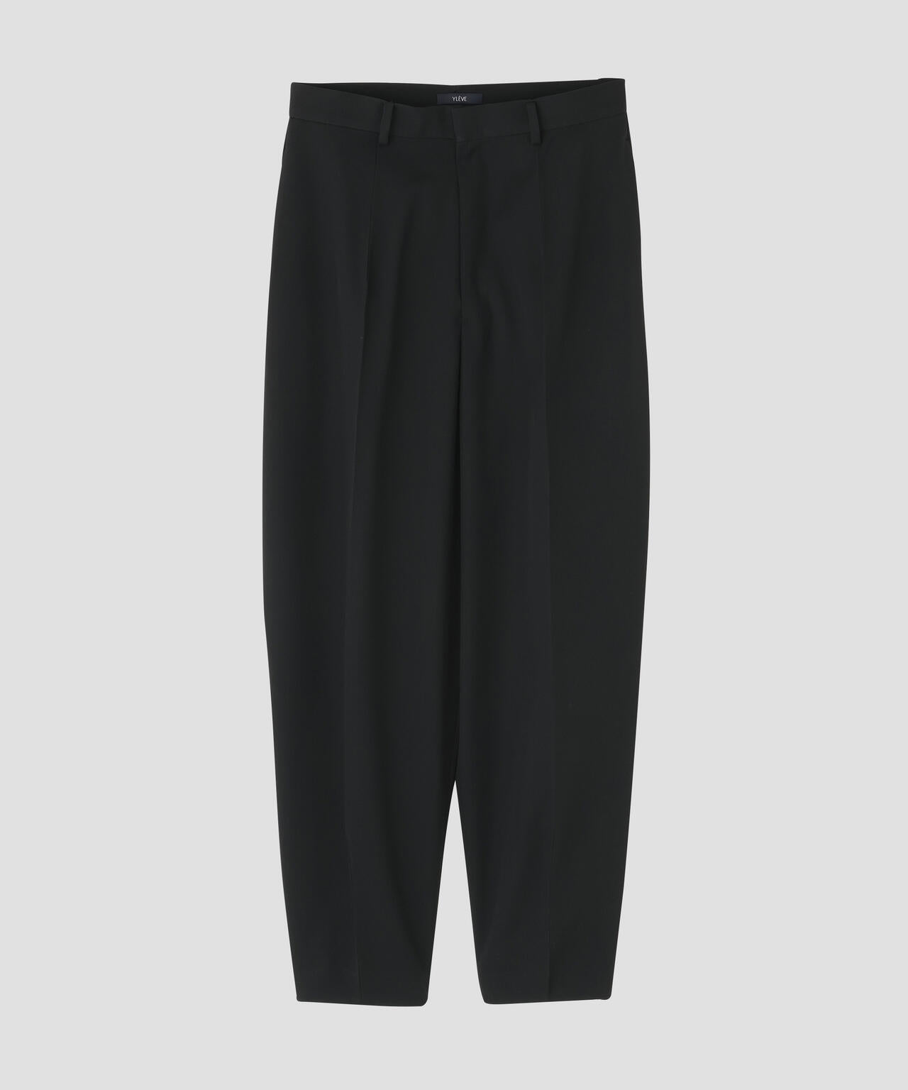 YLÈVE / MERINO WOOL TWILL CURVED TROUSERS