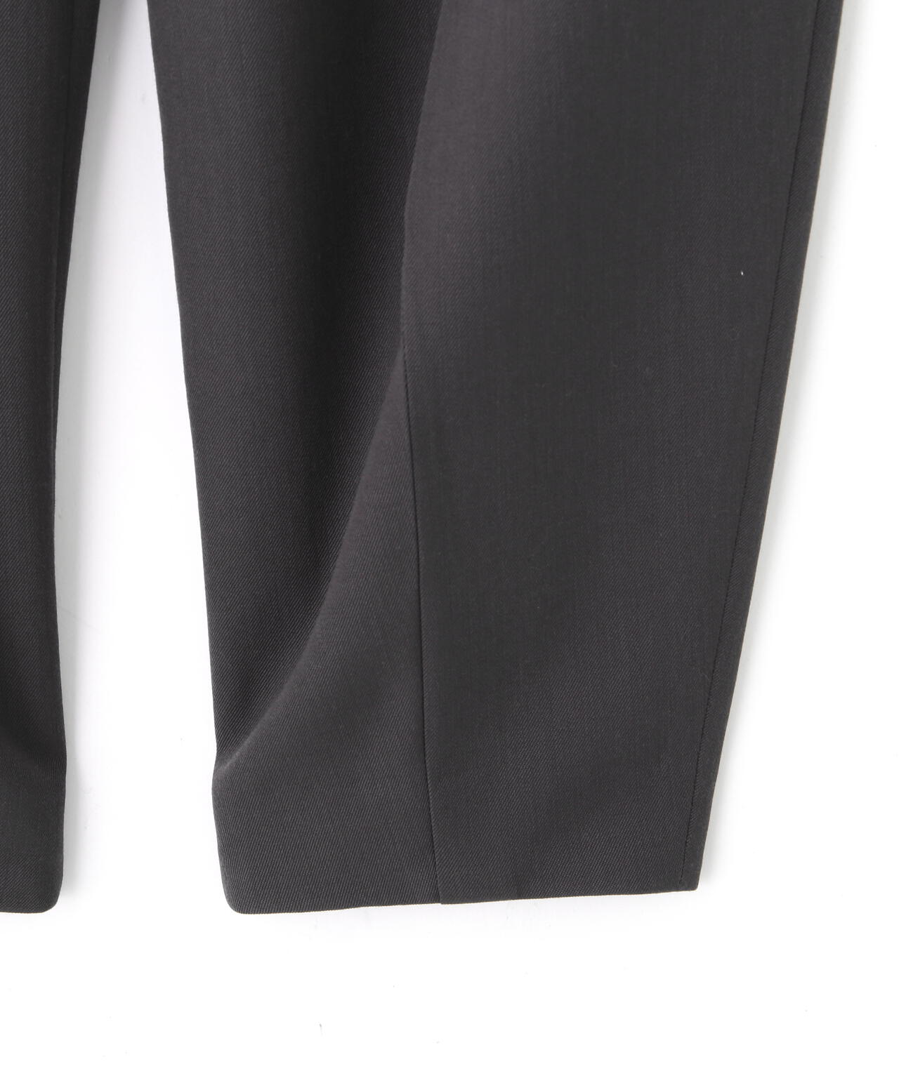 YLÈVE / MERINO WOOL TWILL CURVED TROUSERS