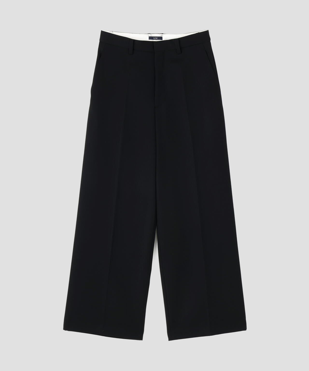 YLEVE / WOOL TWILL TROUSERS