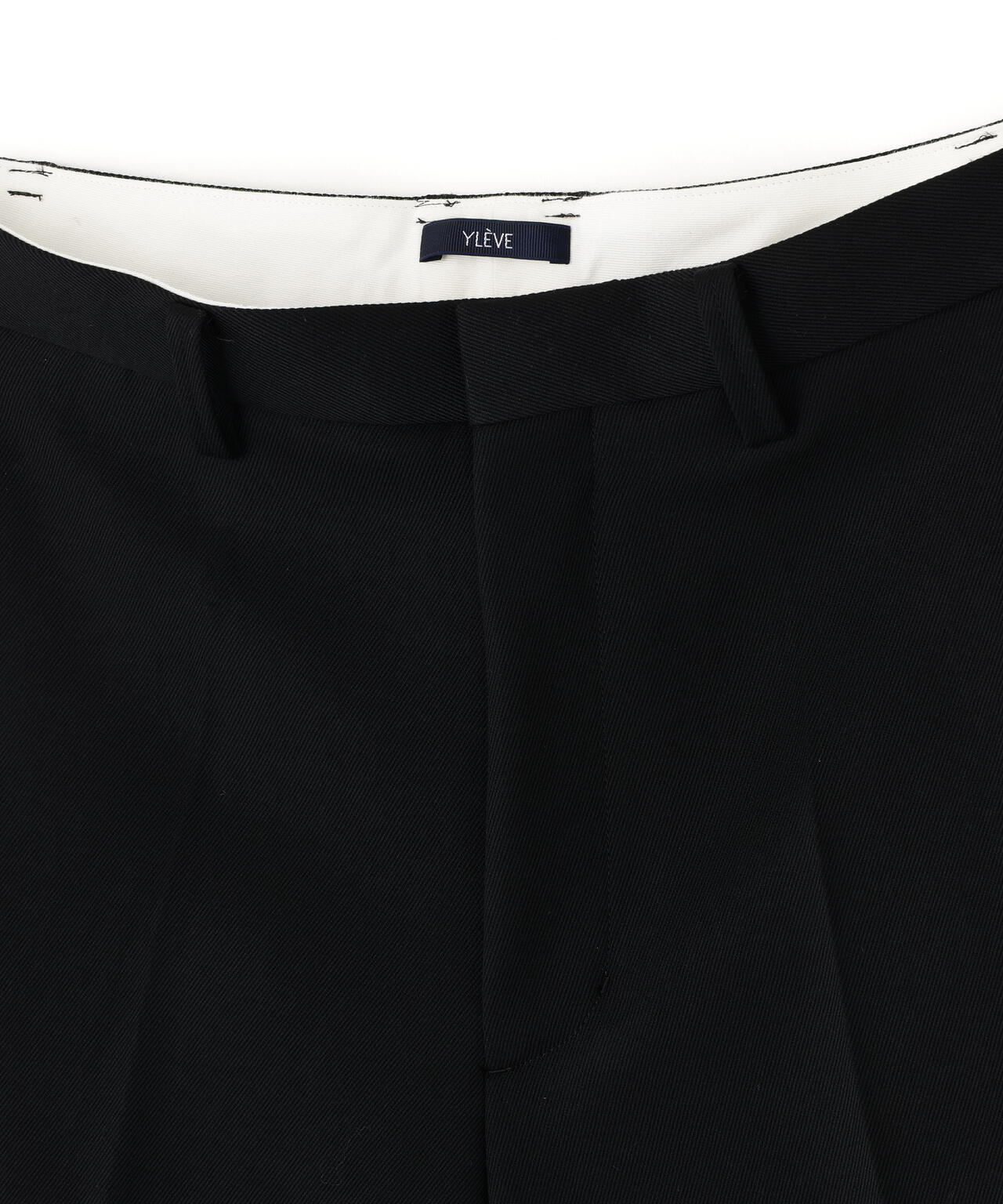 YLEVE / WOOL TWILL TROUSERS