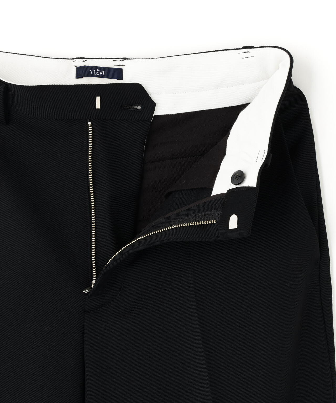 YLEVE / WOOL TWILL TROUSERS