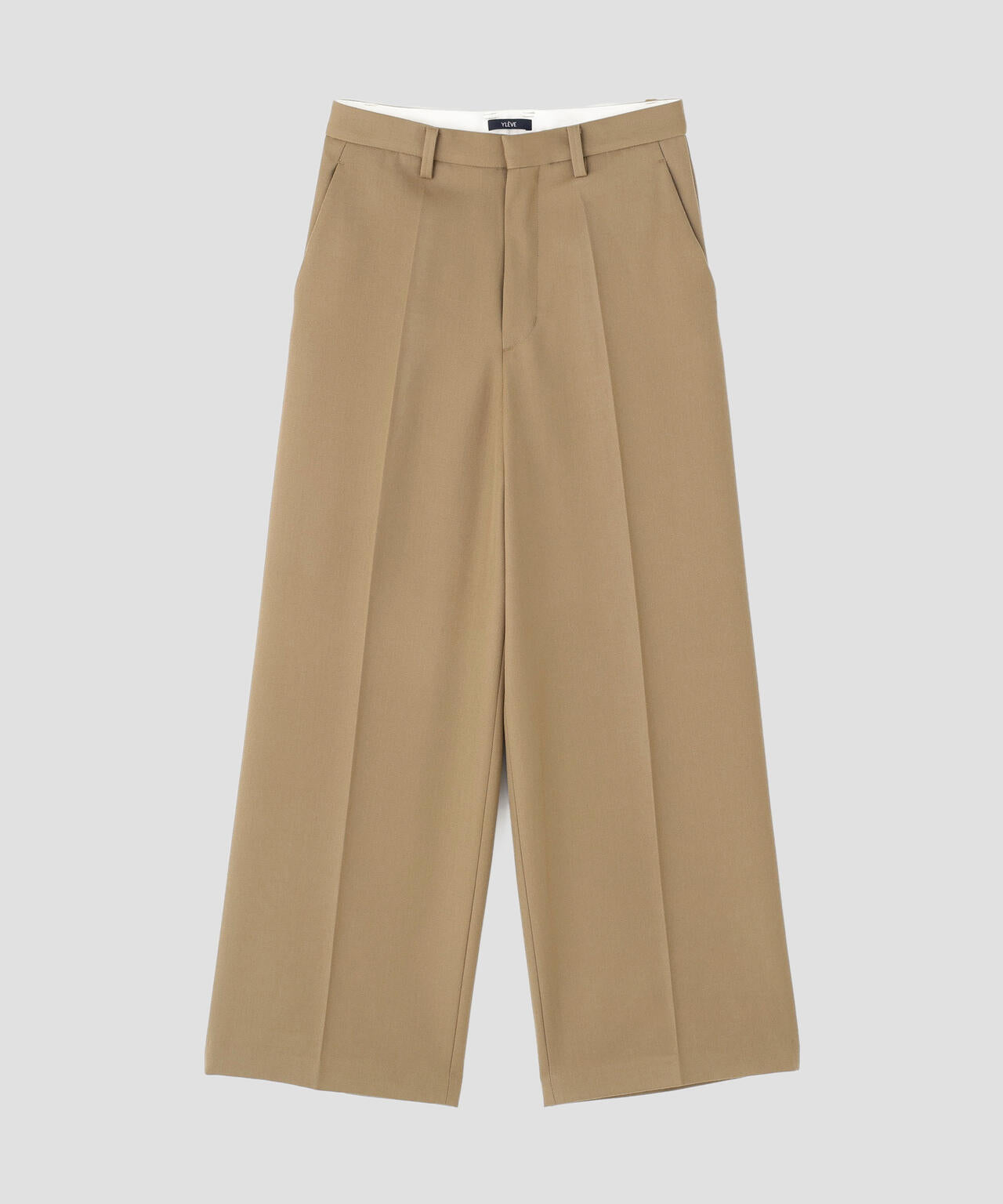 YLEVE / WOOL TWILL TROUSERS