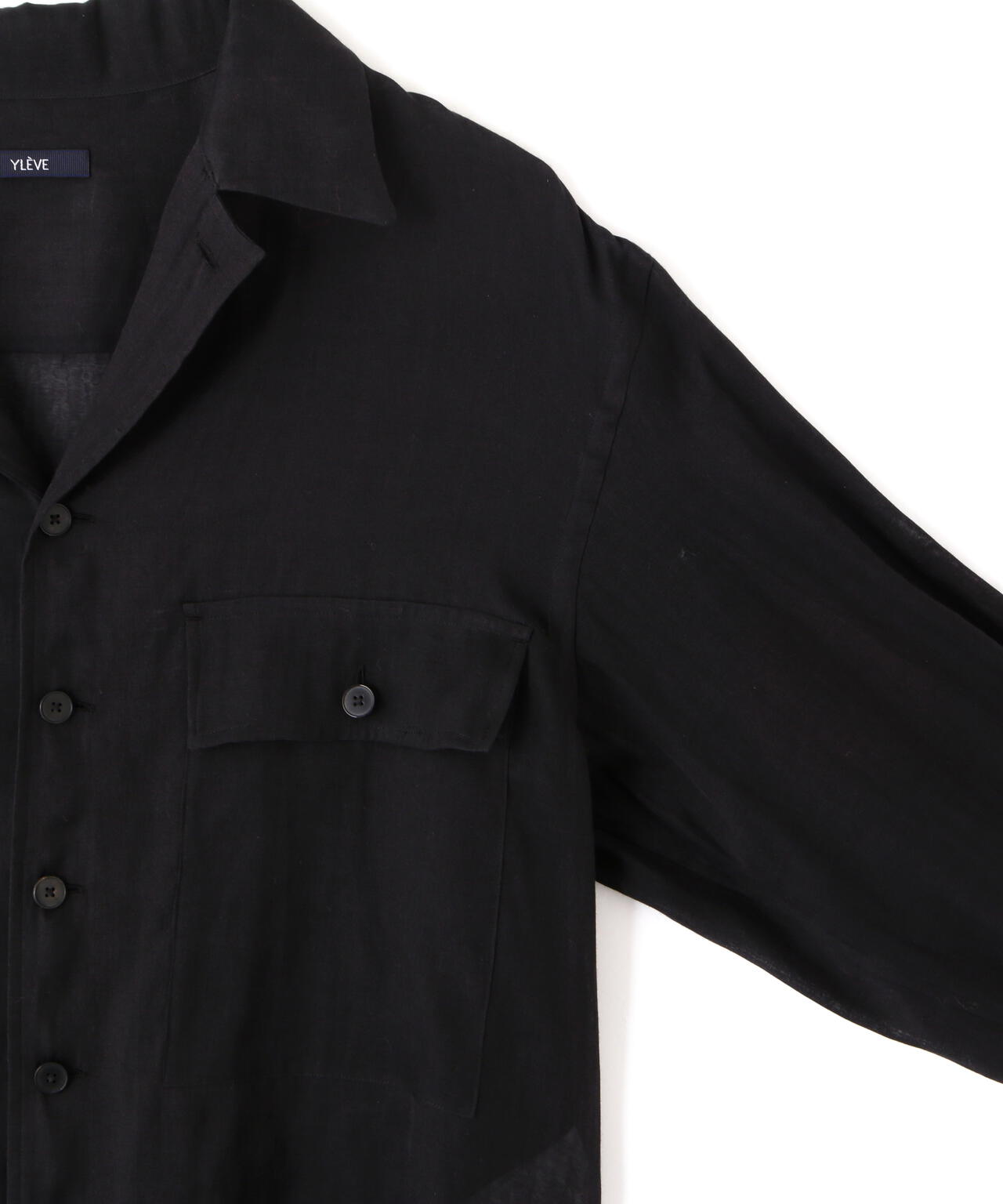 YLÈVE / COTTON SILK DOUBLE ORGANDY SHIRT