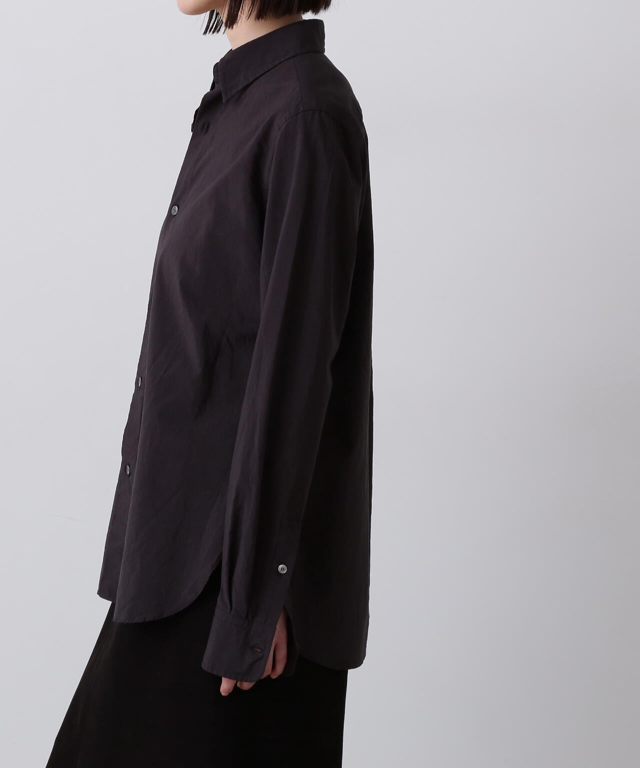 YLEVE / COTTON MILLED LAWN SHIRT