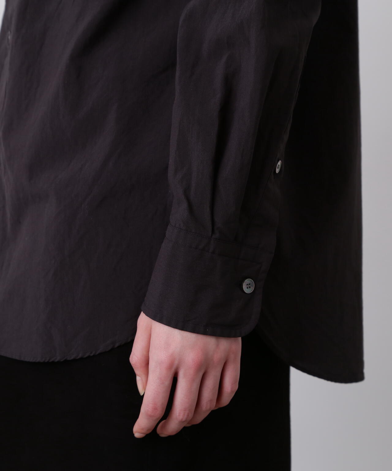 YLEVE / COTTON MILLED LAWN SHIRT