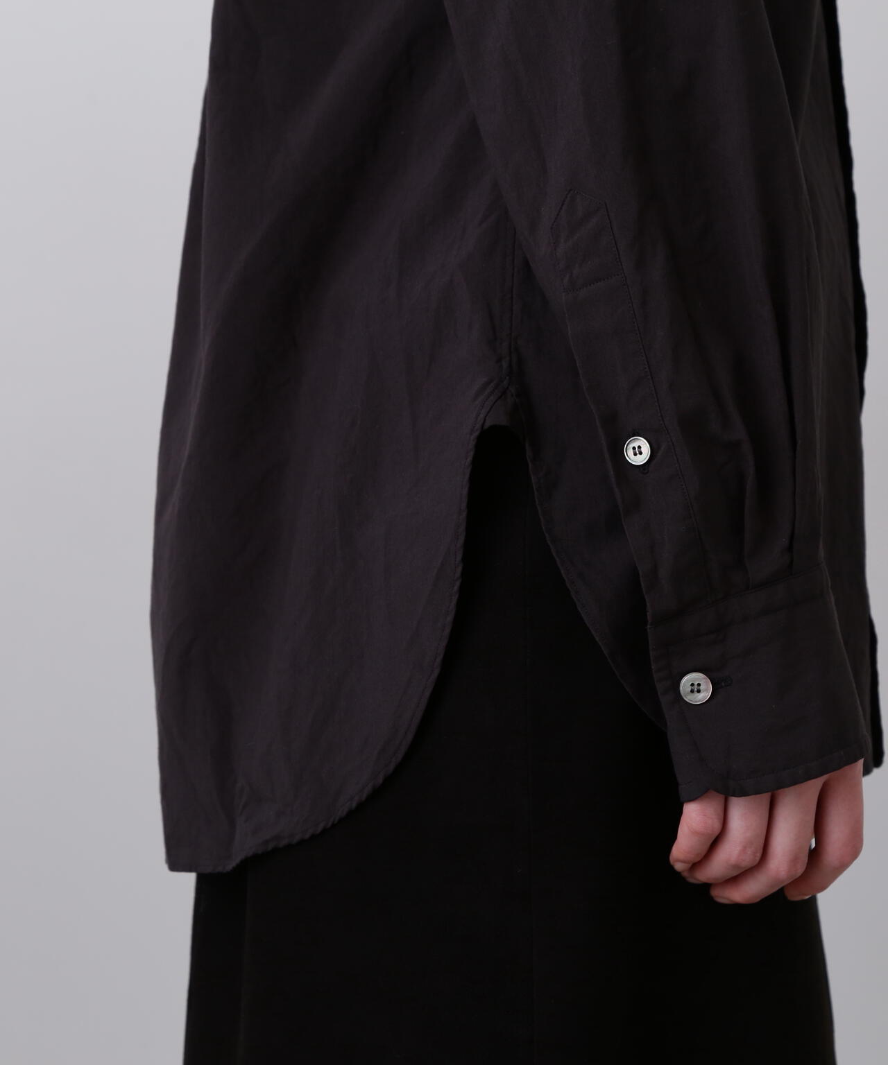 YLEVE / COTTON MILLED LAWN SHIRT