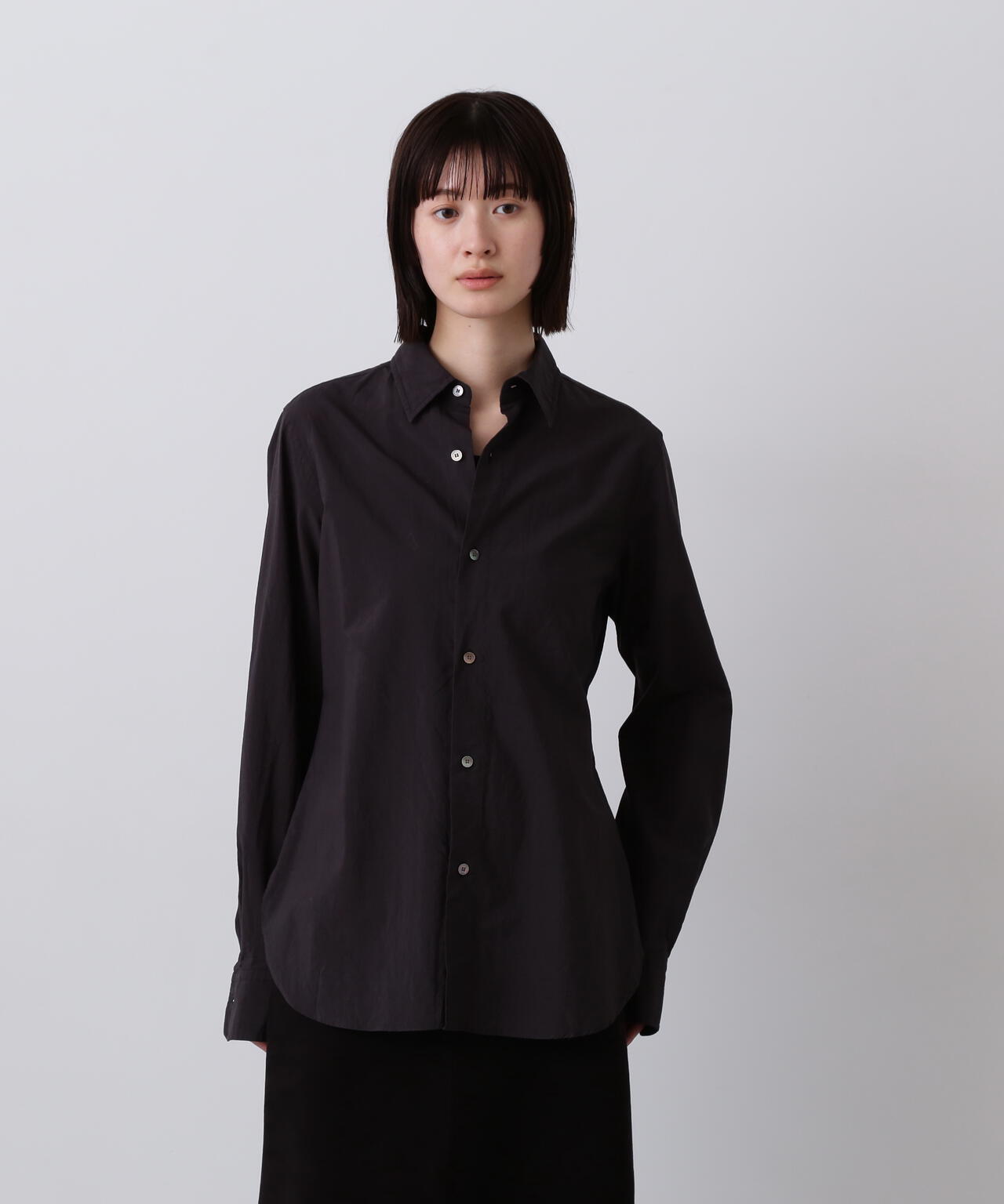 YLEVE / COTTON MILLED LAWN SHIRT