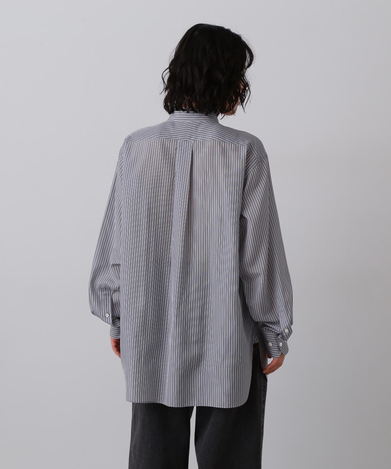 YLÈVE / ACETATE CUPRA STRIPE SHIRT