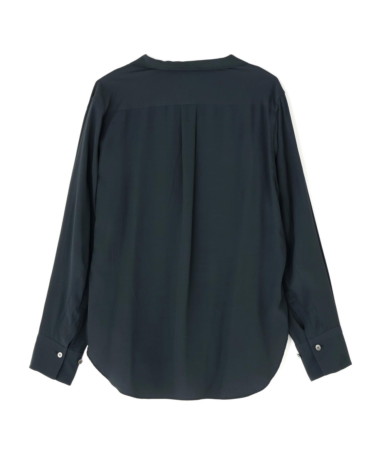 YLÈVE / RAYON DE CHINE RUFFLE BLOUSE