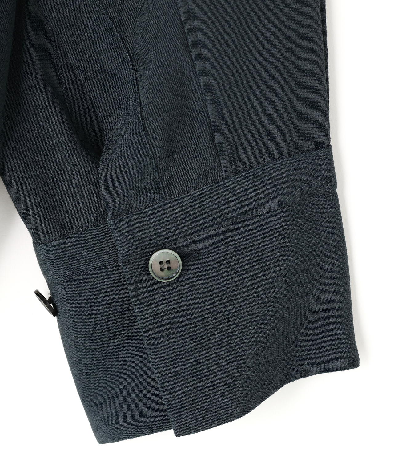 YLÈVE / RAYON DE CHINE RUFFLE BLOUSE