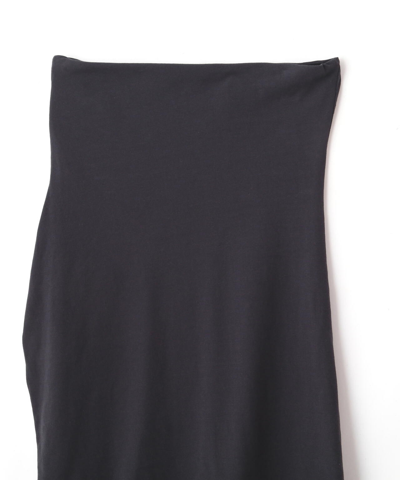 YLÈVE / 80/2 HIGH-TWISTED GAUZE BARE JERSEY ONE PIECE SKIRT