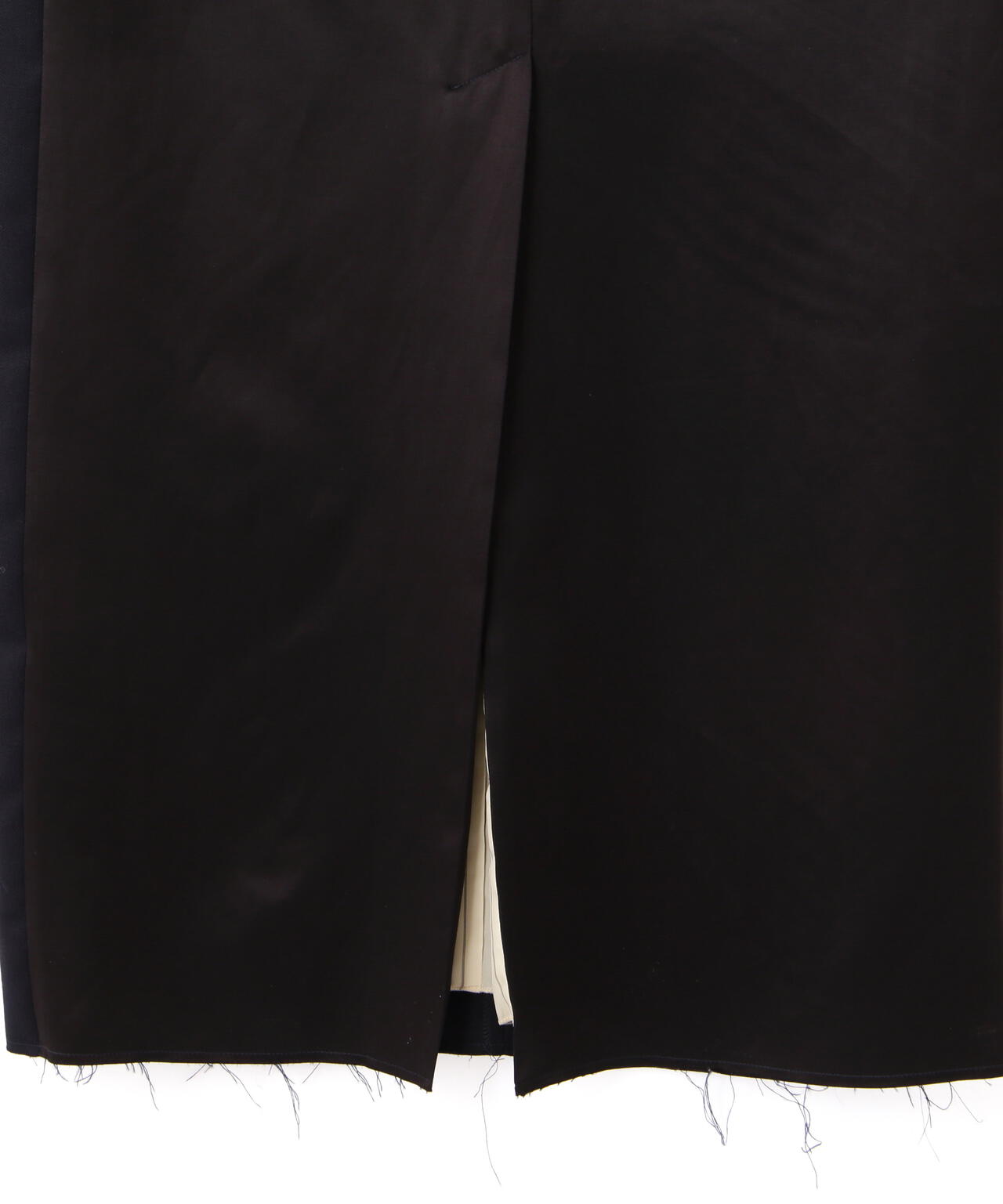 YLÈVE / WOOL MOHAIR GABA x VISCOSE COTTON SATIN ONE PIECE