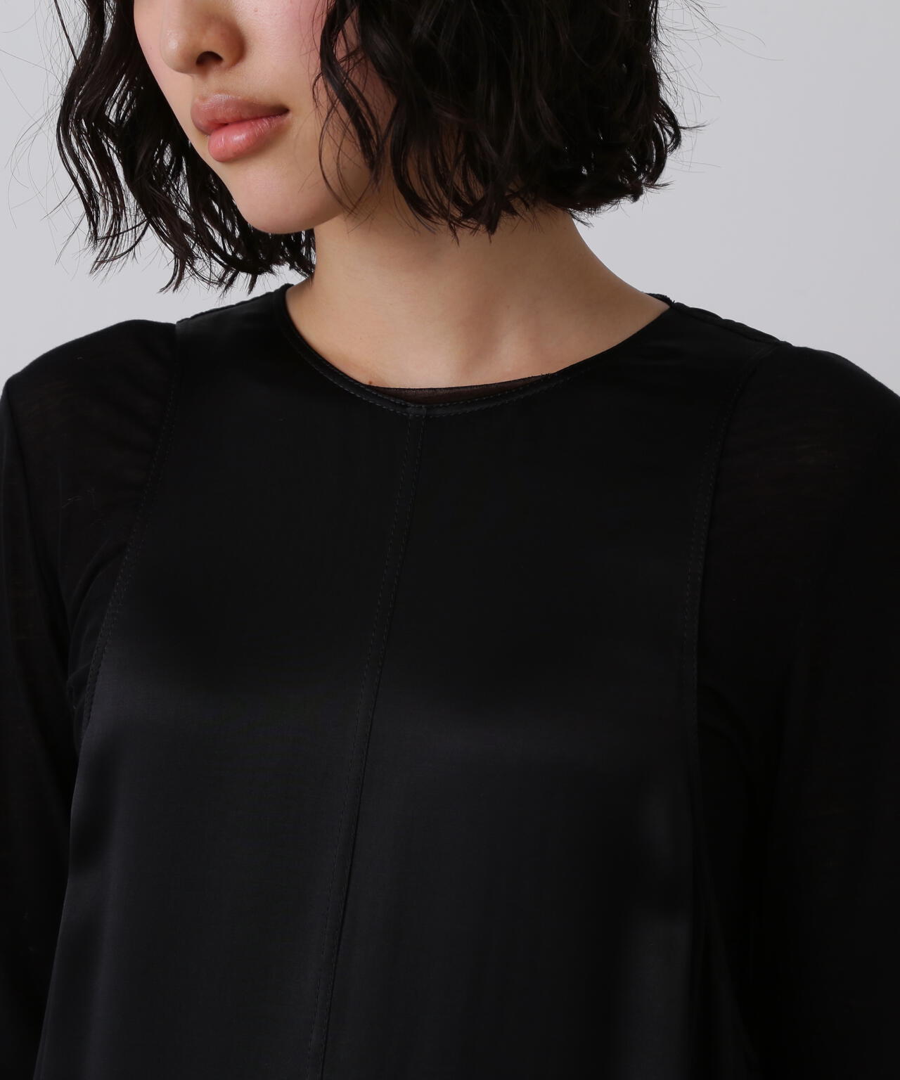 YLÈVE / VISCOSE JACQUARD/SATAIN ONE PIECE