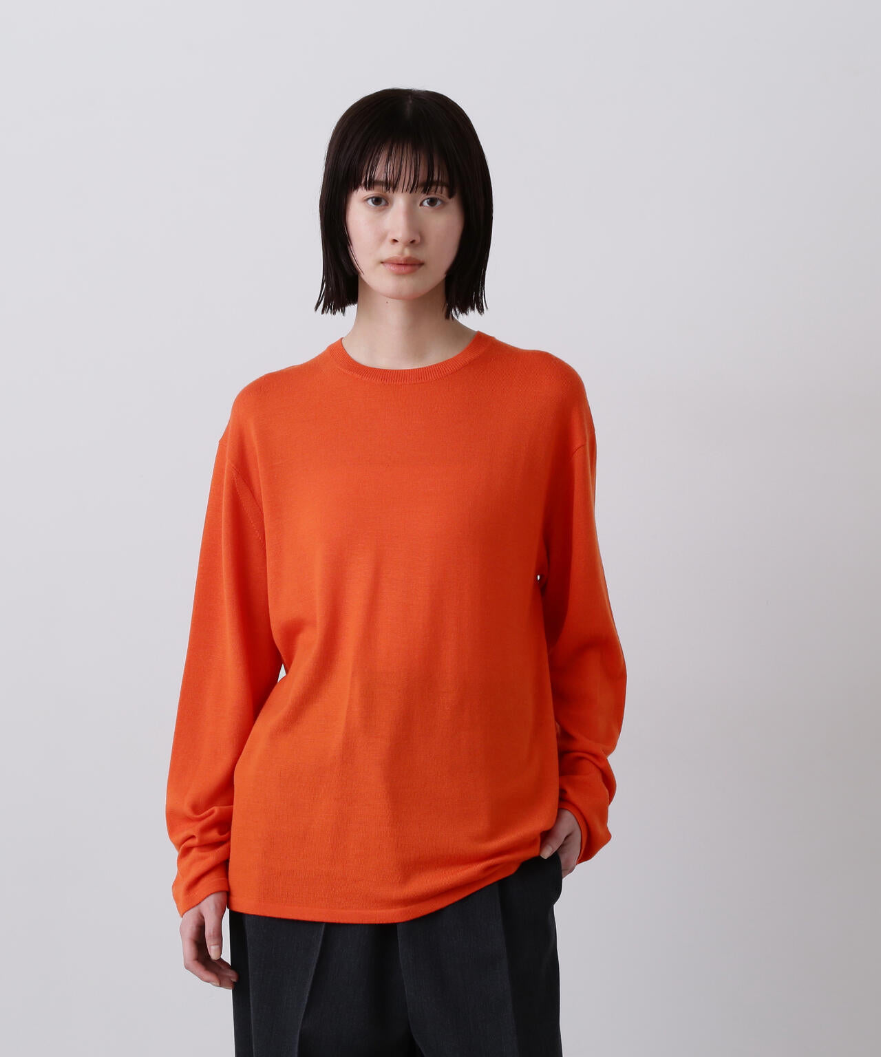 YLÈVE / SUPERFINE 120’S WOOL KNIT PULL OVER