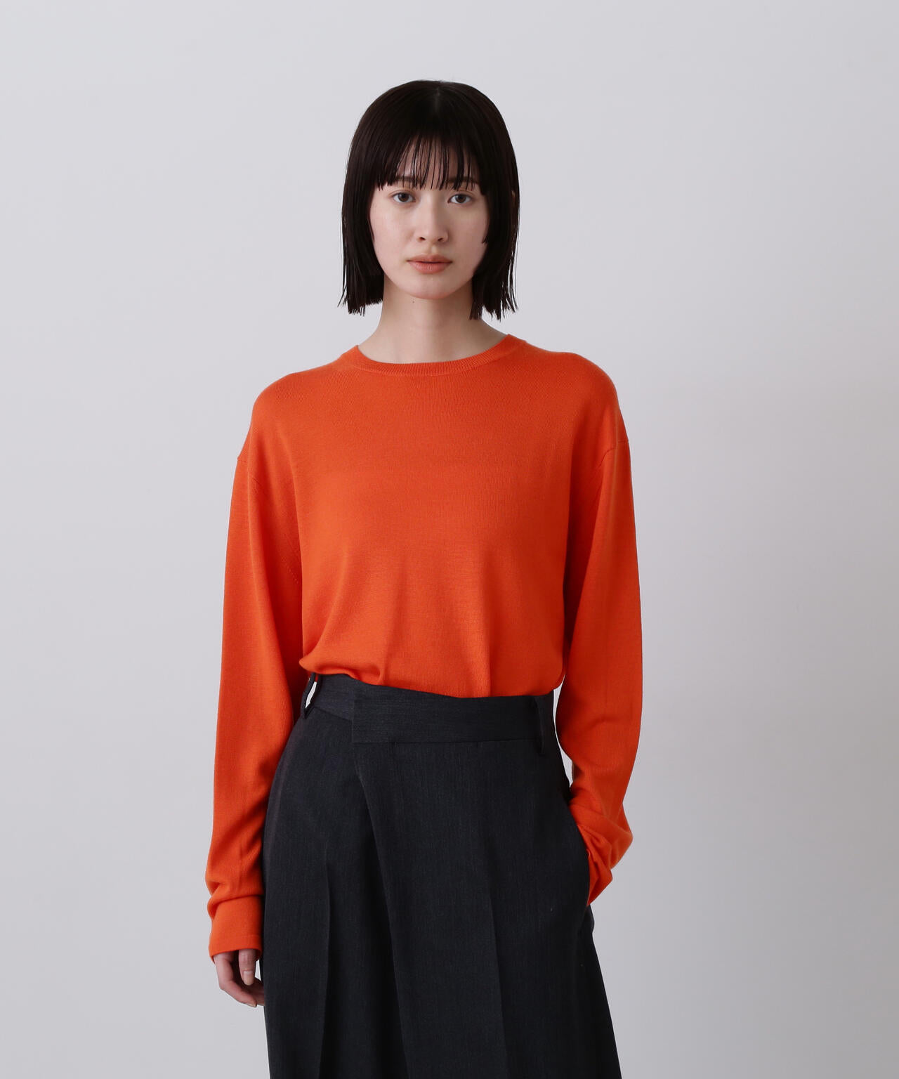 YLÈVE / SUPERFINE 120’S WOOL KNIT PULL OVER