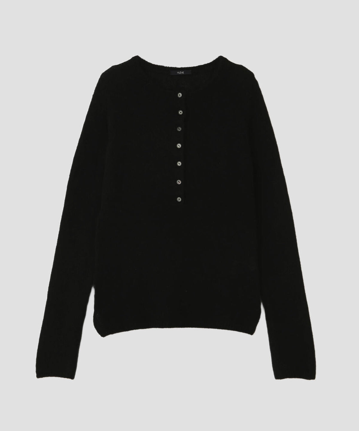 YLEVE / FAIRY ALPACA KNIT HENLY NECK