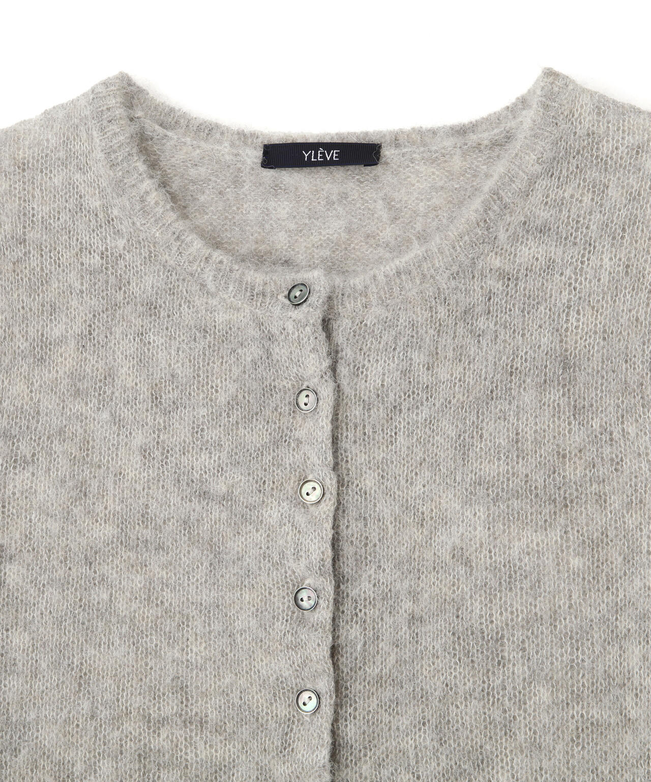 YLÈVE / FAIRY ALPACA KNIT HENLY NECK