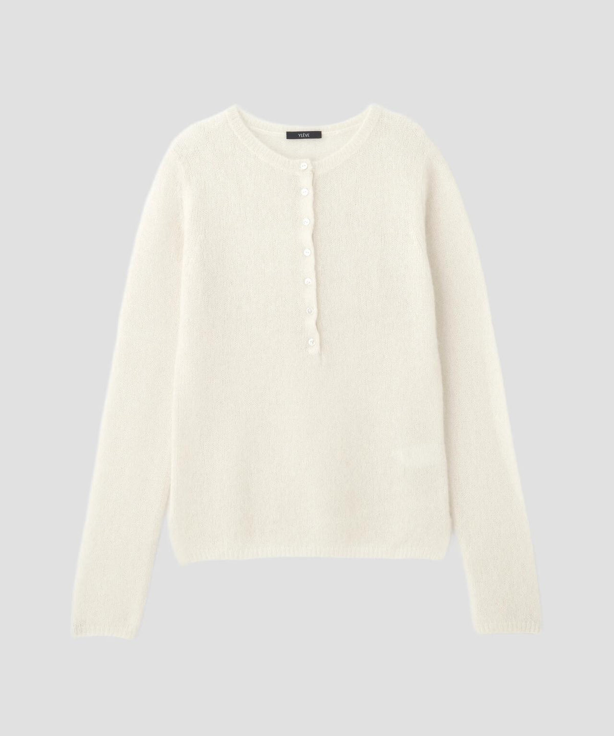 YLEVE / FAIRY ALPACA KNIT HENLY NECK