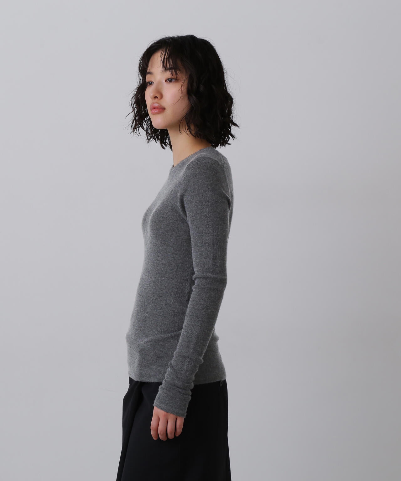 YLÈVE / CASHMERE SILK KNIT PULL OVER