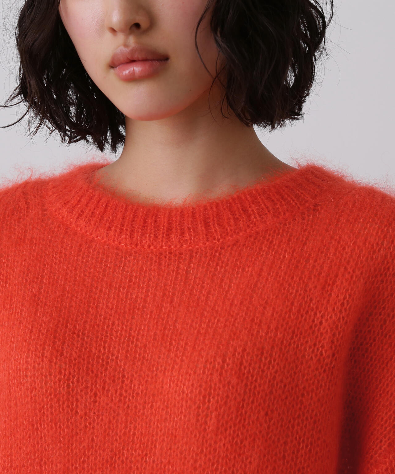 YLÈVE / MOHAIR SILK KNIT PULL OVER