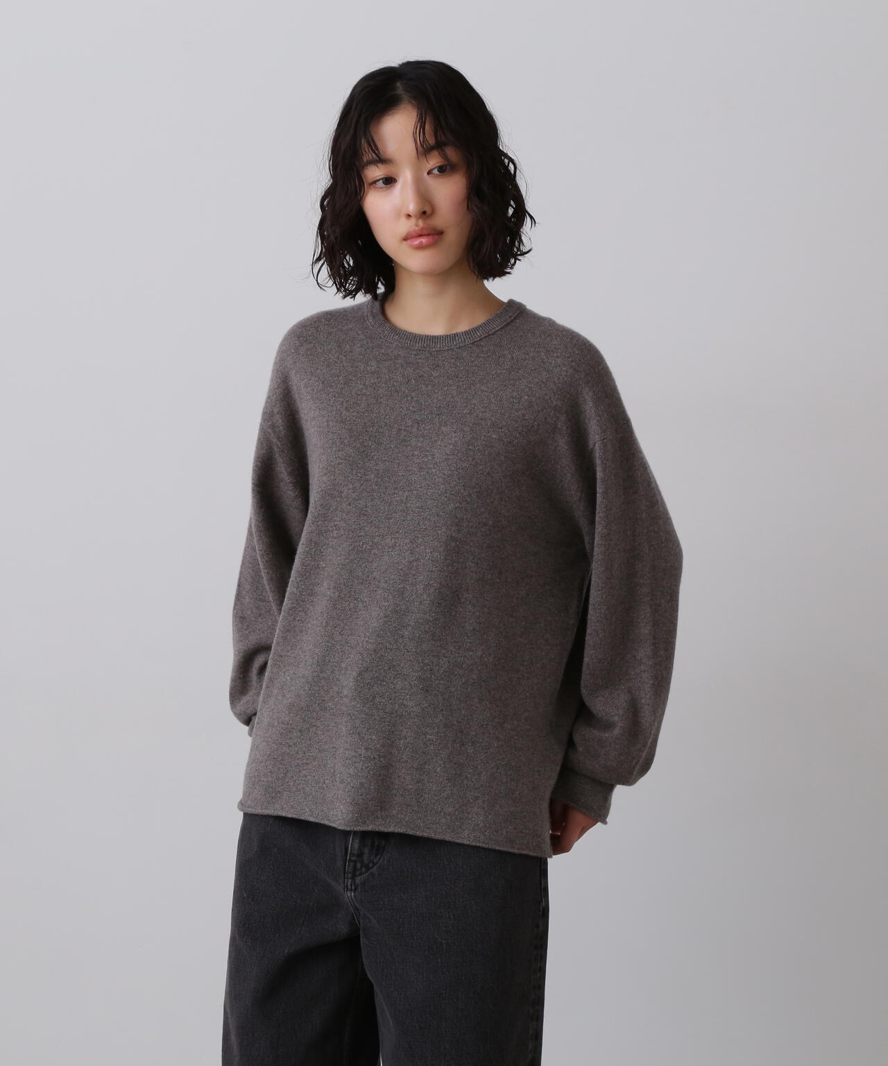 YLÈVE / CASHMERE KNIT T‐SHIRT
