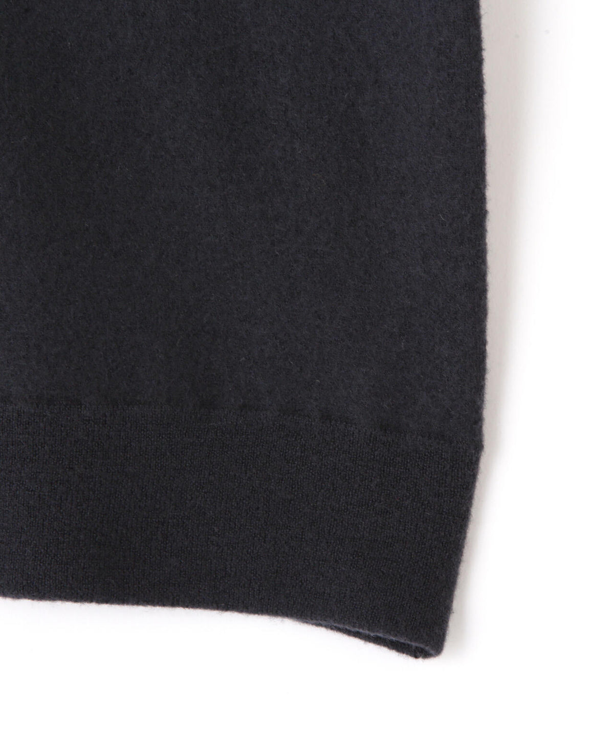YLEVE / ULTRAFINE MERINO MILLED WOOL KNIT HALF ZIP PULL OVER