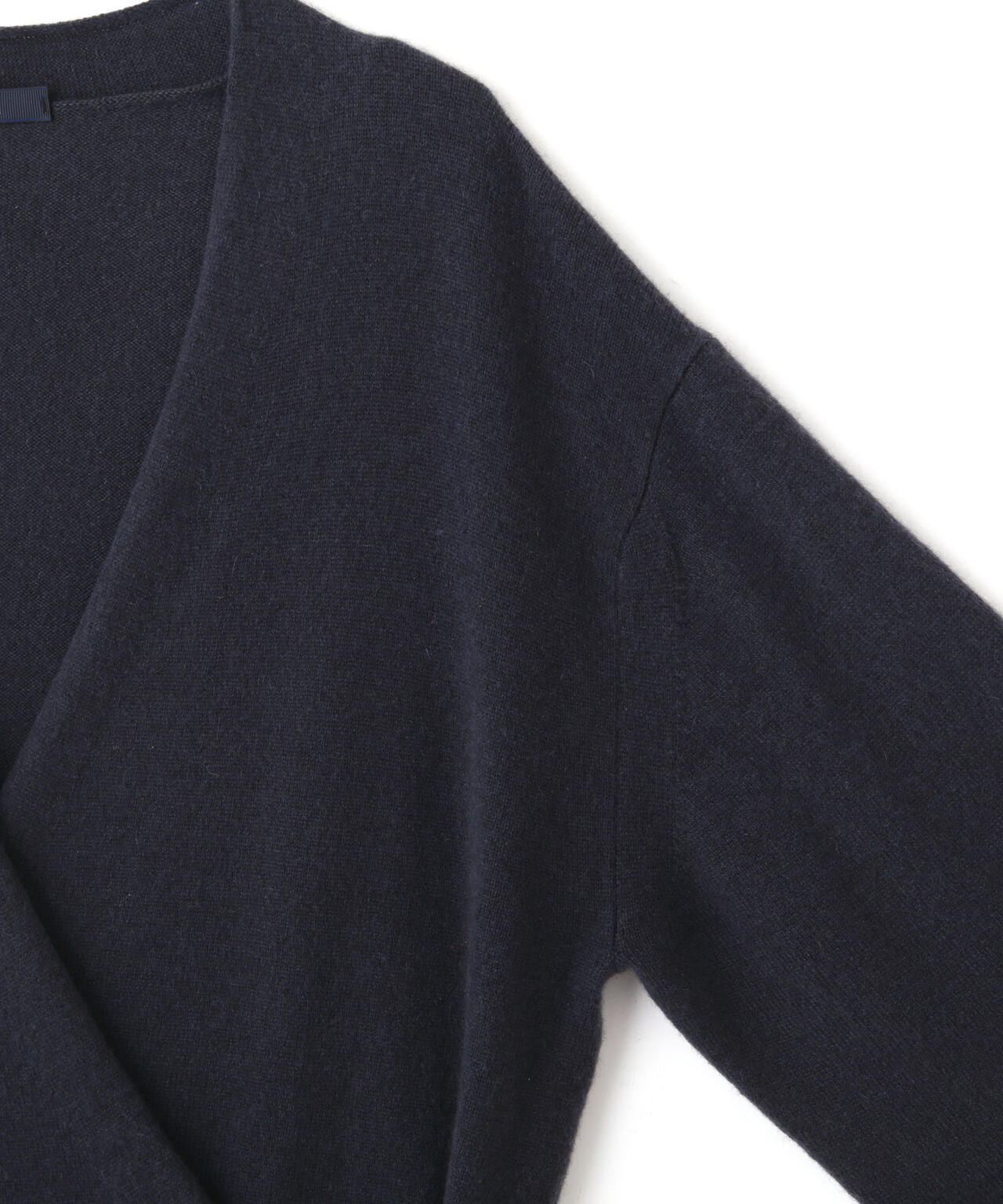 YLÈVE / CASHMERE KNIT WRAP CARDIGAN