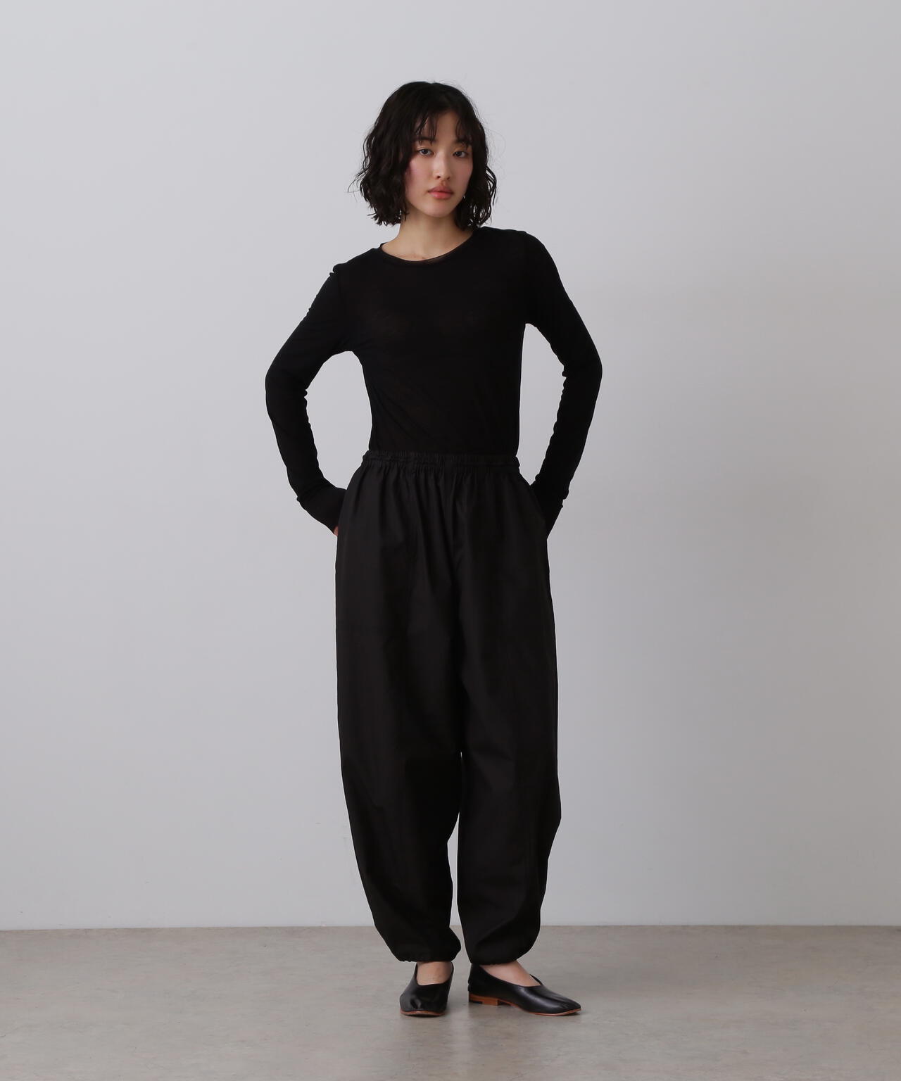 YLÈVE / COTTON SUPER HIGH-TWISTED BIO PULL OVER