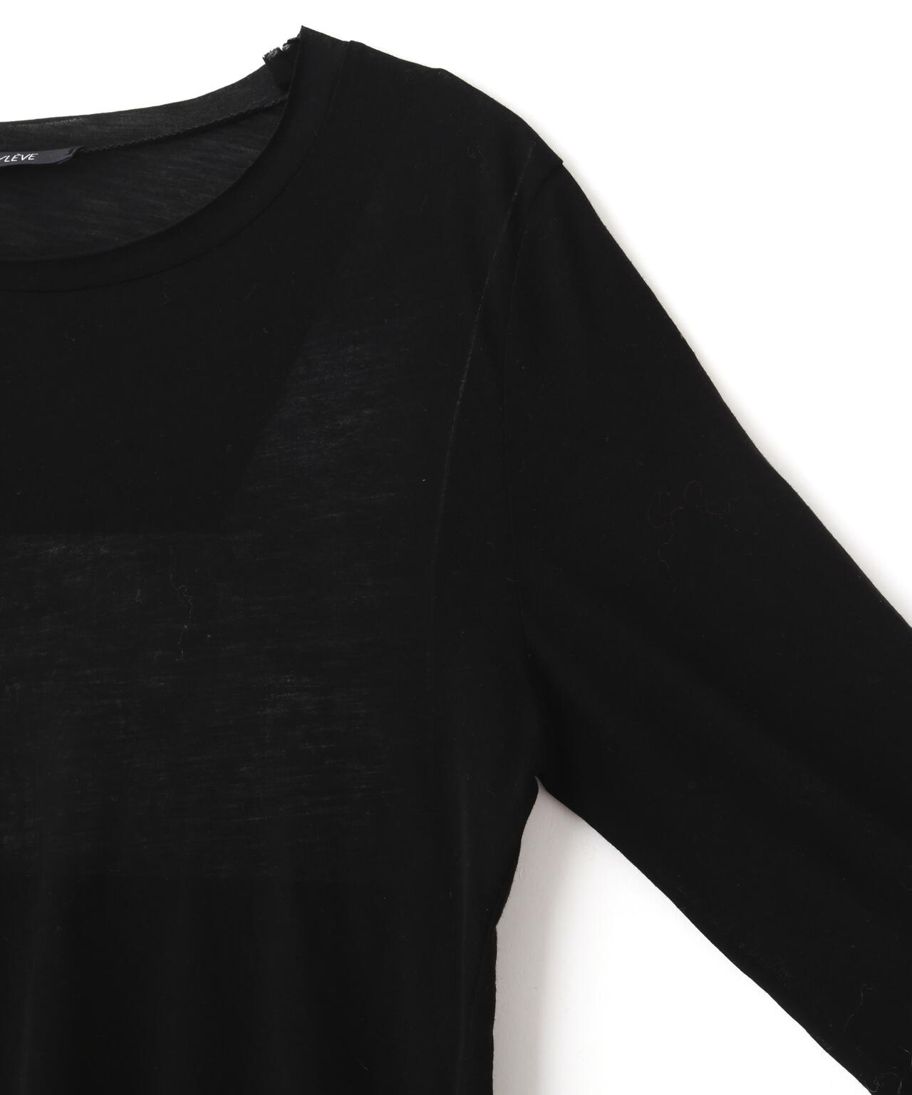 YLÈVE / COTTON SUPER HIGH-TWISTED BIO PULL OVER