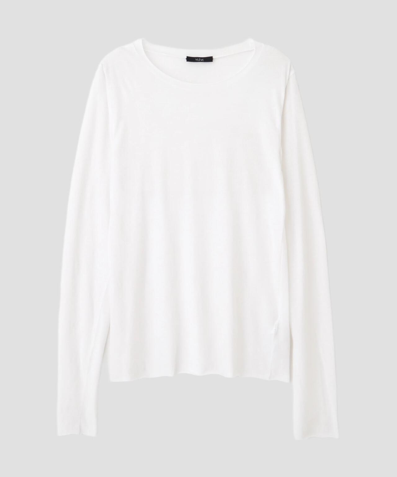 YLÈVE / COTTON SUPER HIGH-TWISTED BIO PULL OVER