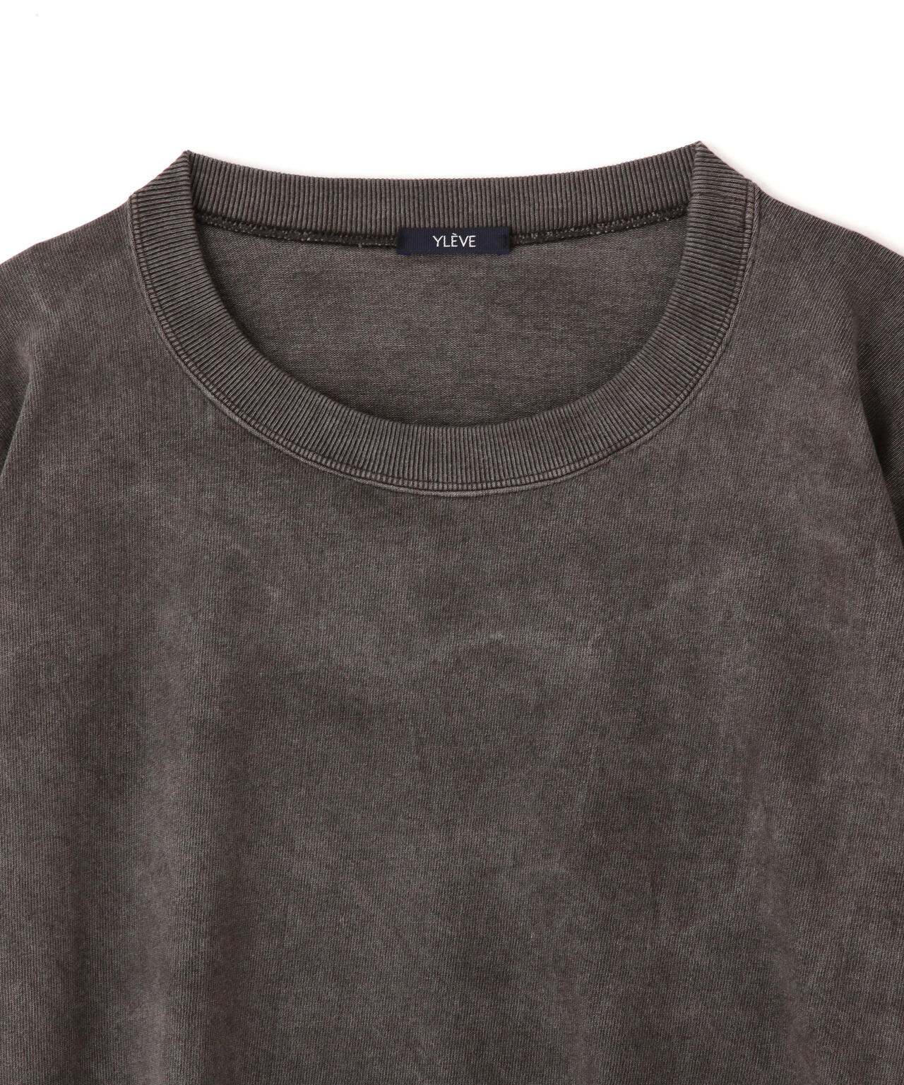 YLEVE / OPEN END COTTON PIGMENT DYE PULL OVER